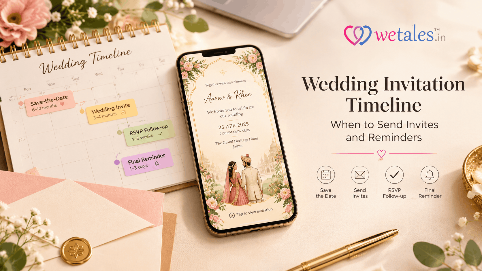 Wedding Invitation Timeline: When to Send Invites and Reminders