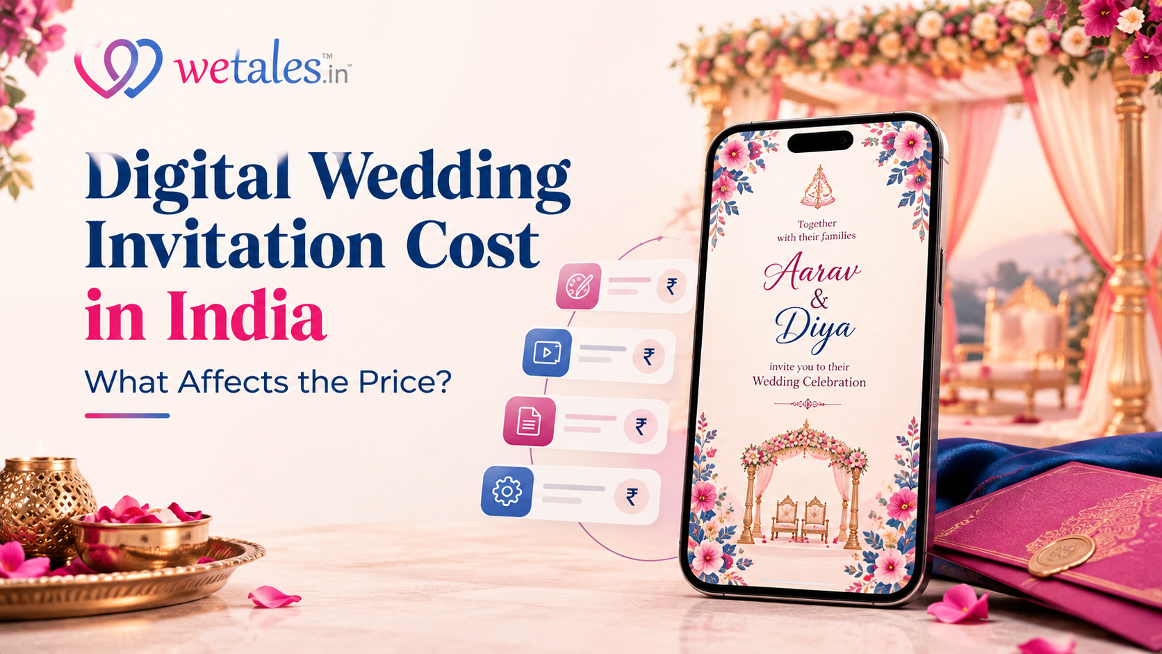 Digital Wedding Invitation Cost in India: What Affects the Price?