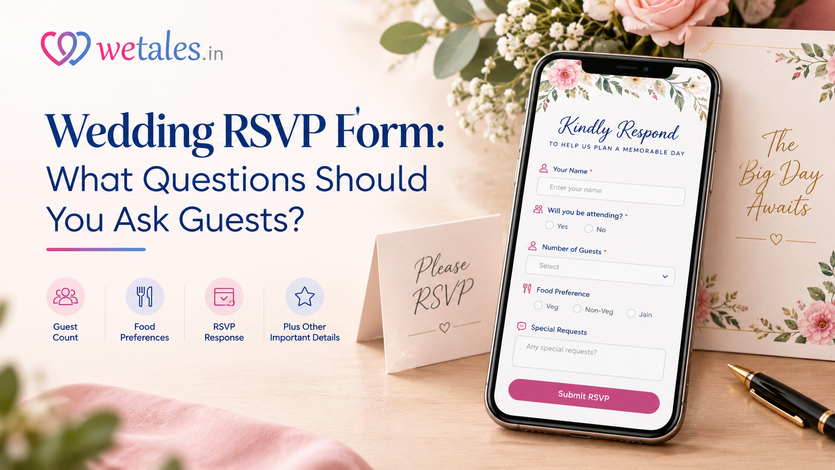 Wedding RSVP Form: What Questions Should You Ask Guests?